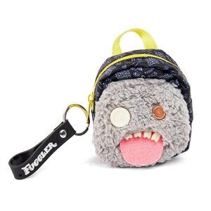 FUGGLERS TOY Mini Backpack Keychain w/ Bonus Stickers & Markers - GRAY NIBox